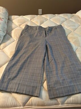 Lane Bryant Black and White Houndstooth Trousers